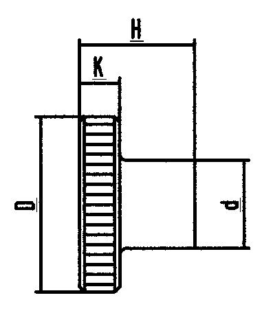 DIN 466 - Rändelmutter hohe Form